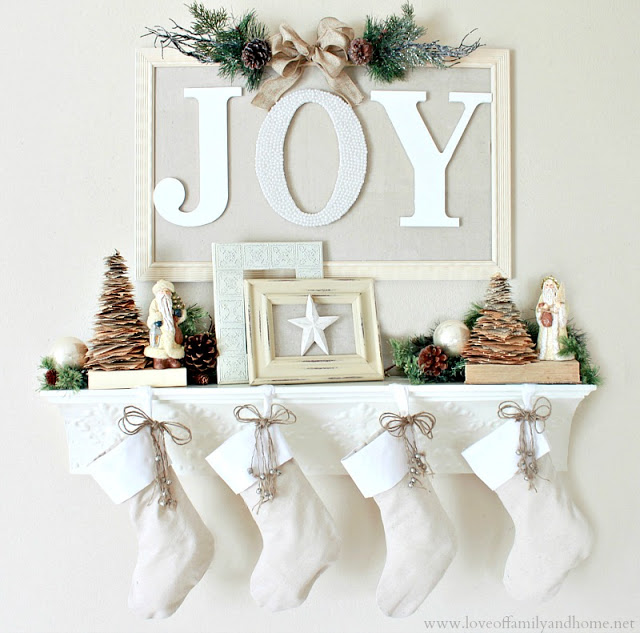 joy christmas decoration ideas 20 JOY Christmas Decorations As Cheerful as the Word They Spell Out!