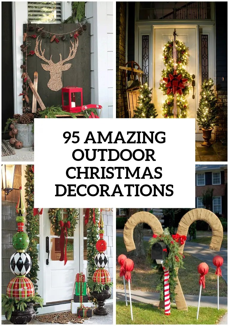 quick outdoor christmas decorations 30+ Ideas For Outdoor Xmas Decorating DECOOMO