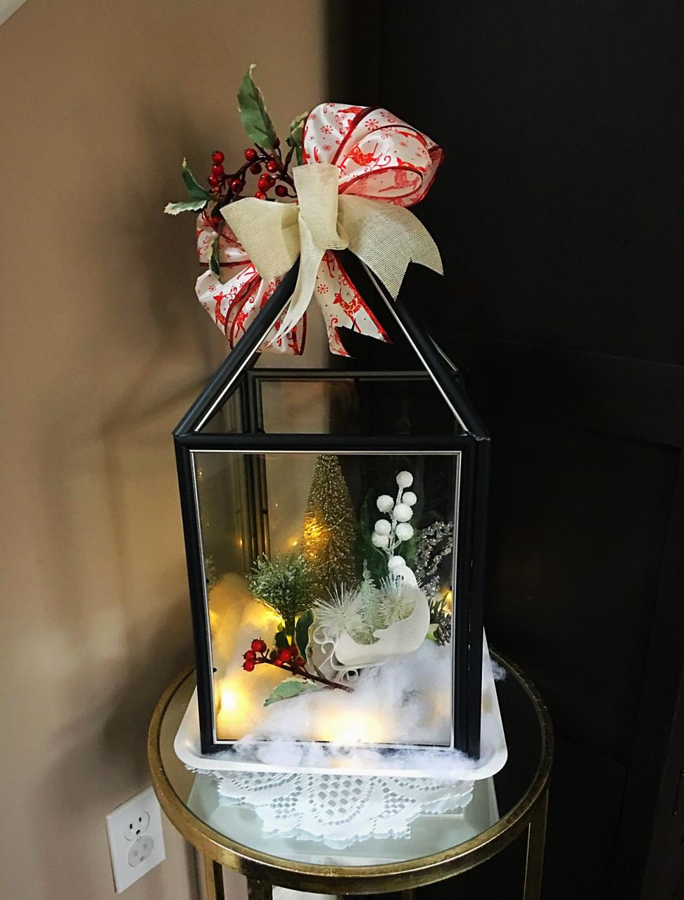 diy dollar tree outdoor christmas decor DIY Dollar Tree Holiday Lantern Christmas lanterns diy, Dollar tree