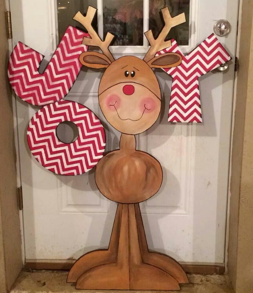 christmas decoration ideas out of wood Cute wood craft reindeer Wood Crafting Christmas wood crafts