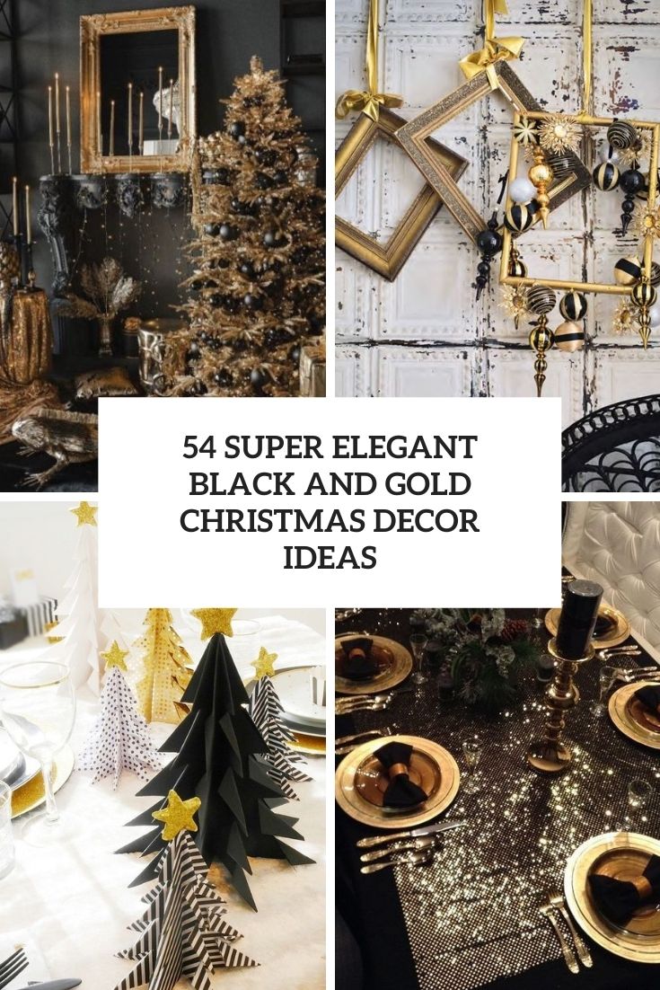 black white gold christmas decor Black White Gold Christmas Decor Christmas Images 2021