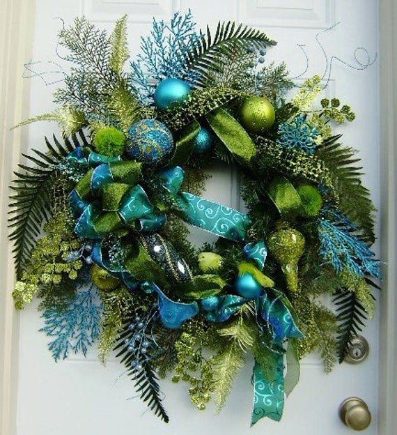 green blue christmas decor 30+ Green And Blue Christmas Decorations