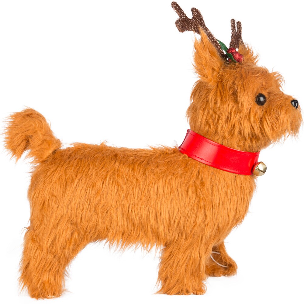 yorkie christmas decorations outdoor Holiday Living 21in LED Yorkshire Terrier at