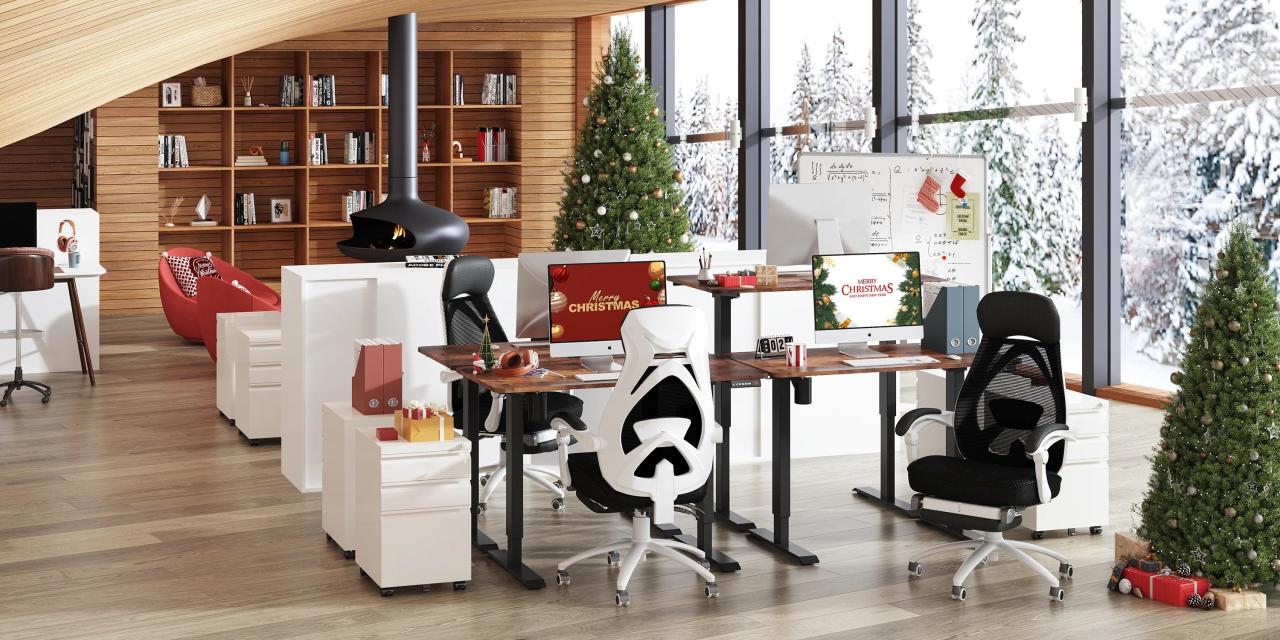 christmas decoration ideas workplace Christmas Decor Ideas for Creating a Cheerful Workplace Devaise