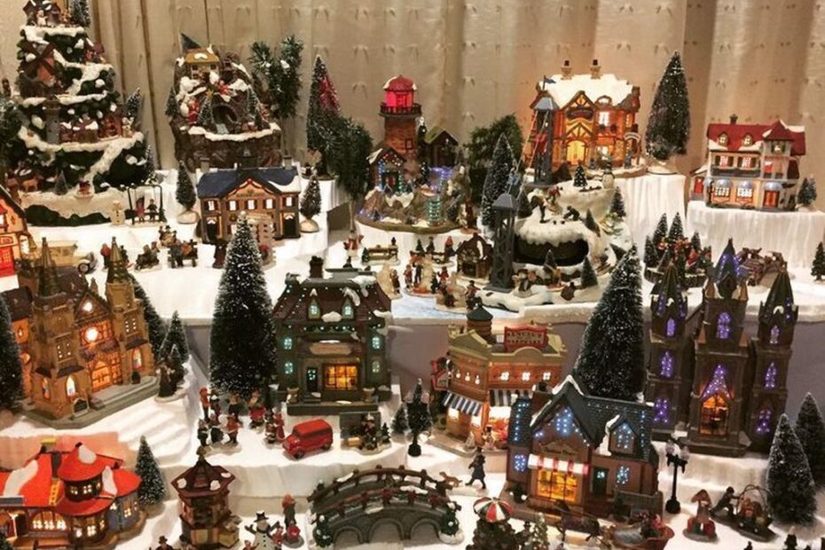 little village christmas decor 35 Stunning Christmas Village Display Ideas For Home Decoration