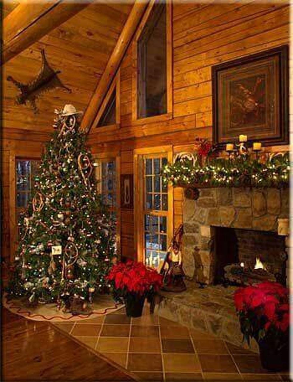 rustic cabin christmas decor Creating Rustic Log Cabin Christmas Decorations For The Holidays