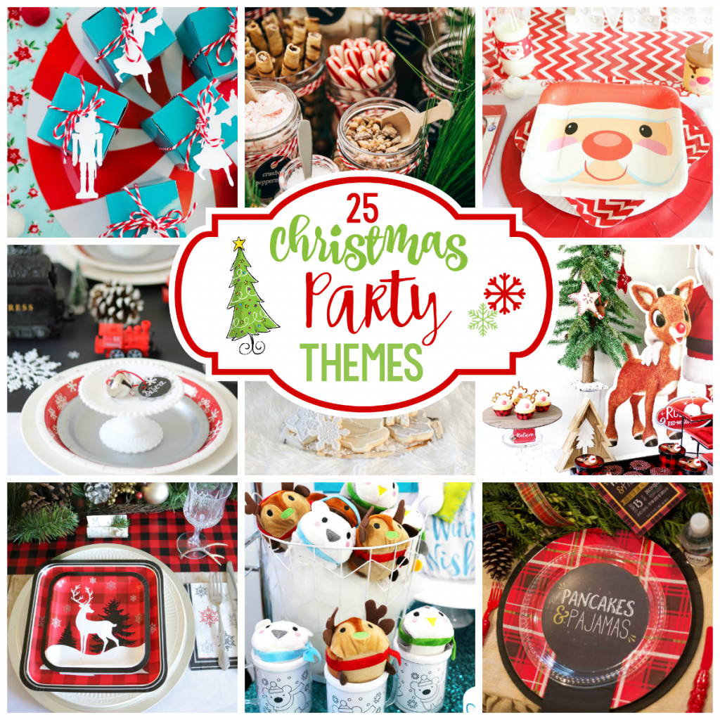 different christmas decor themes 25 Fun Christmas Party Theme Ideas Christmas party themes, Kids party