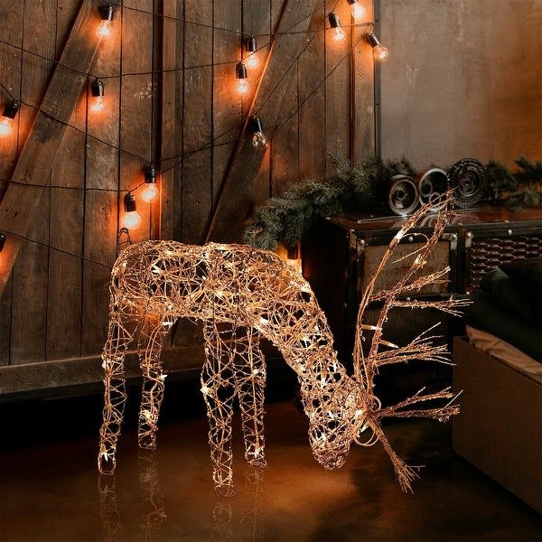 overstock christmas outdoor decorations How to Create a Cozy Farmhouse Christmas Outdoor