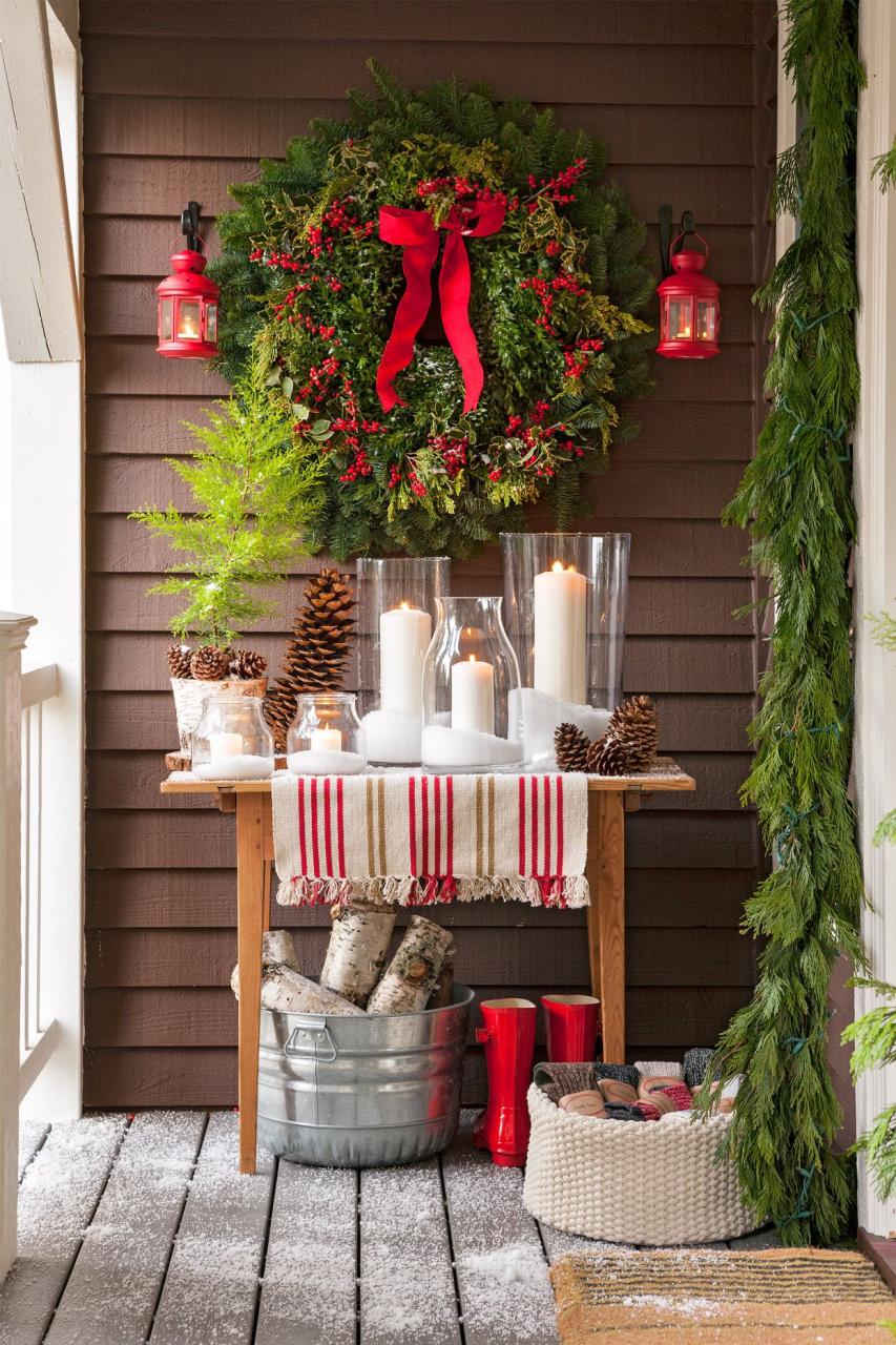 outdoor christmas decor ideas pinterest 31 Outside Christmas Decorating Ideas to Bring the Cheer This Year