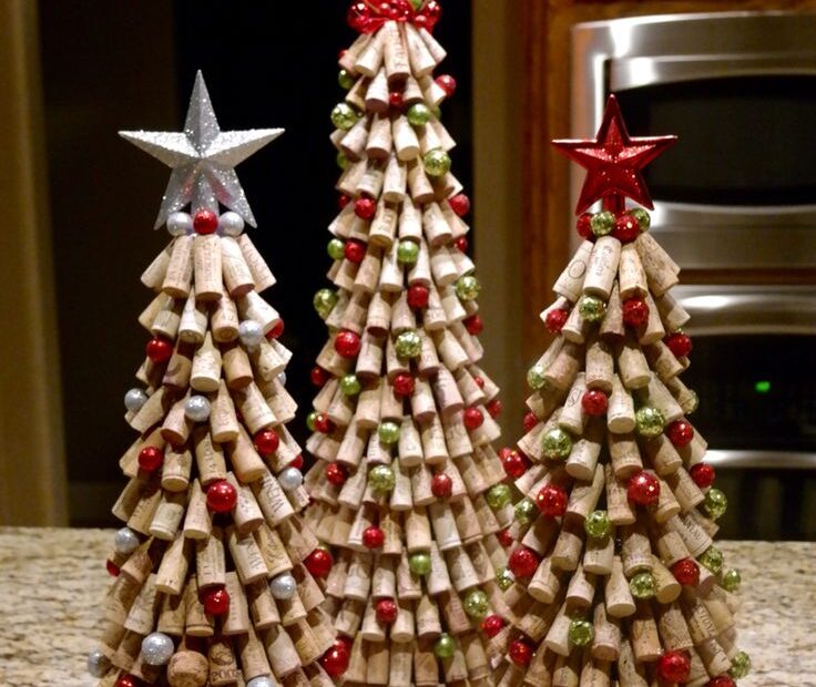 wine cork christmas decor Wine Cork Christmas Trees gotcorks? Wine Cork Christmas Cork