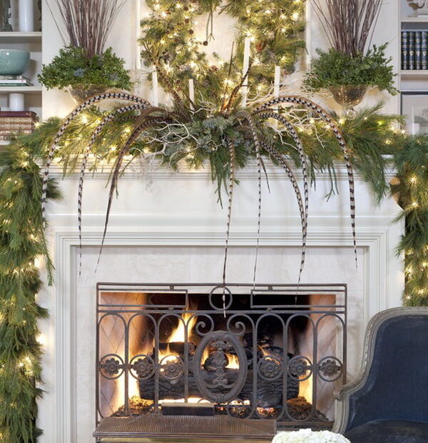 christmas decor ideas list 25+ Christmas Mantel Decoration Ideas & Tutorials 2023