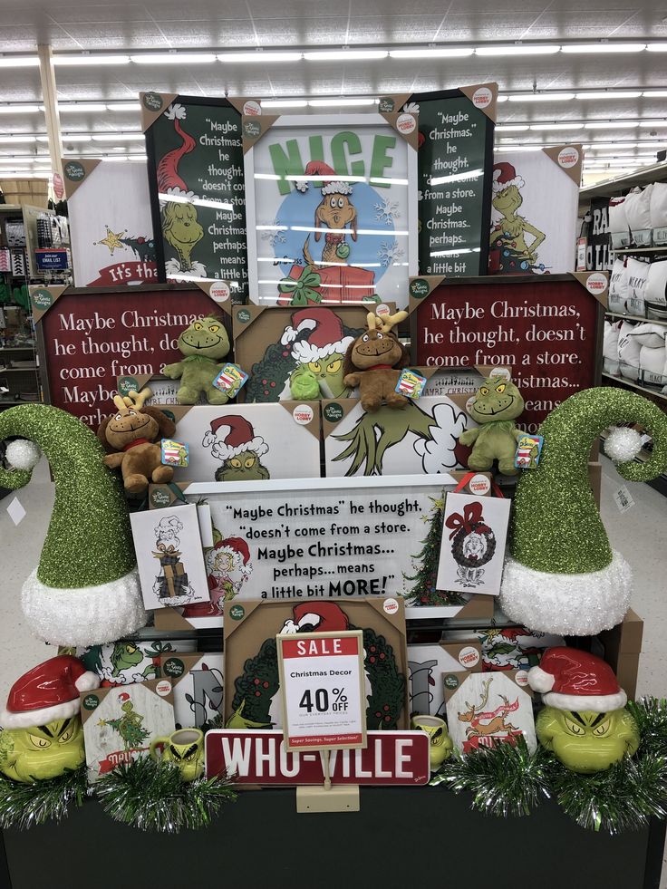 the grinch christmas decor hobby lobby Pin by Stacy SchellKahler on Hobby Lobby Displays Grinch christmas