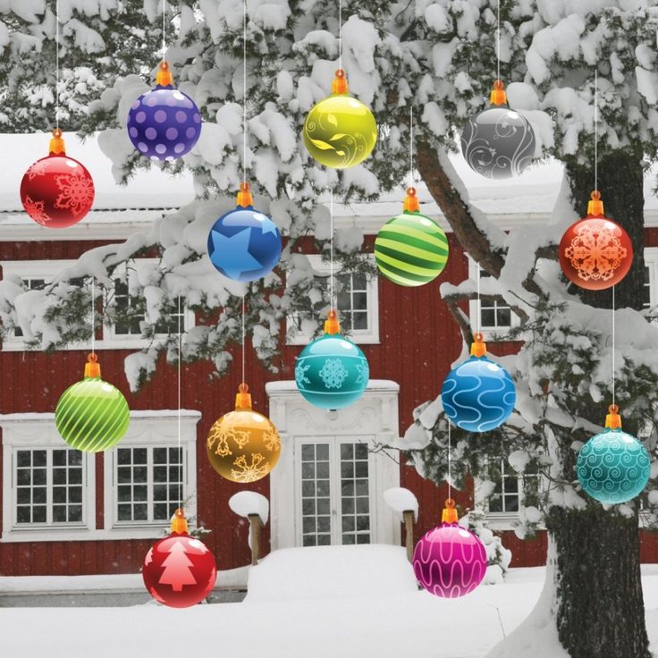 christmas outdoor decorations wayfair Wayfair Christmas yard decorations, Giant christmas ornaments