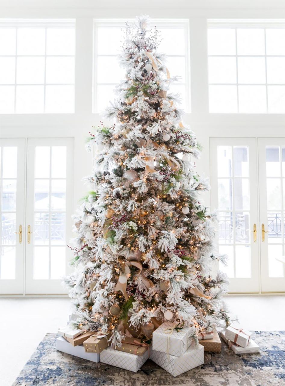 elegant christmas tree decor 10++ Elegant Christmas Trees Decorating Ideas KIDDONAMES