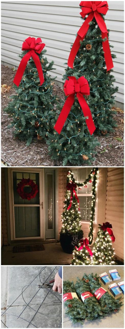 christmas decorations outdoor diy 20 Impossibly Creative DIY Outdoor Christmas Decorations DIY & Crafts