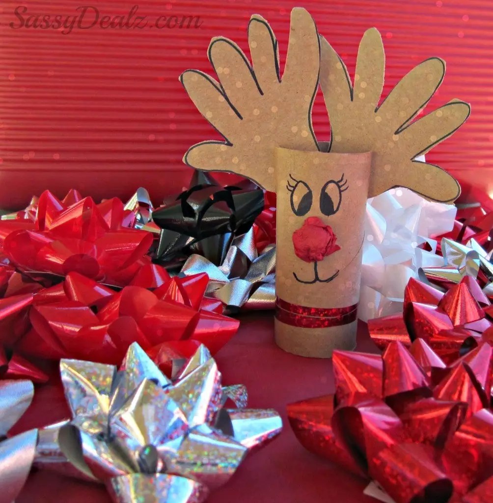 christmas decoration idea made with empty rolls 20 Toilet Paper Roll Christmas Crafts World inside pictures