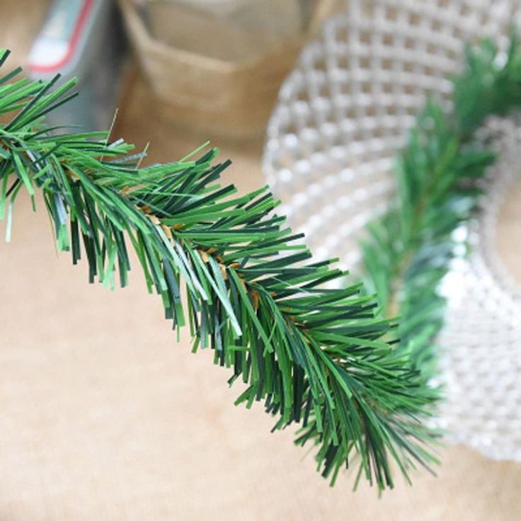 christmas tree leaves decor Christmas Tree Leaves Ornaments DIY Wreath Decor Staron New 5.5M