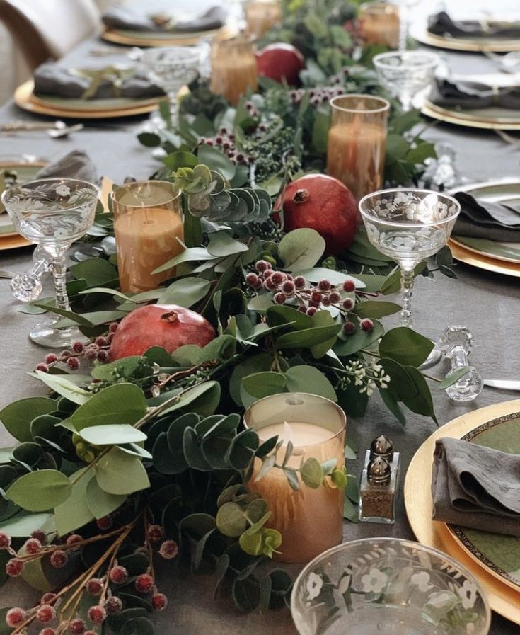 christmas table decoration ideas 2024 Pin by Jodie Turner on Christmas in 2024 Holiday table decorations