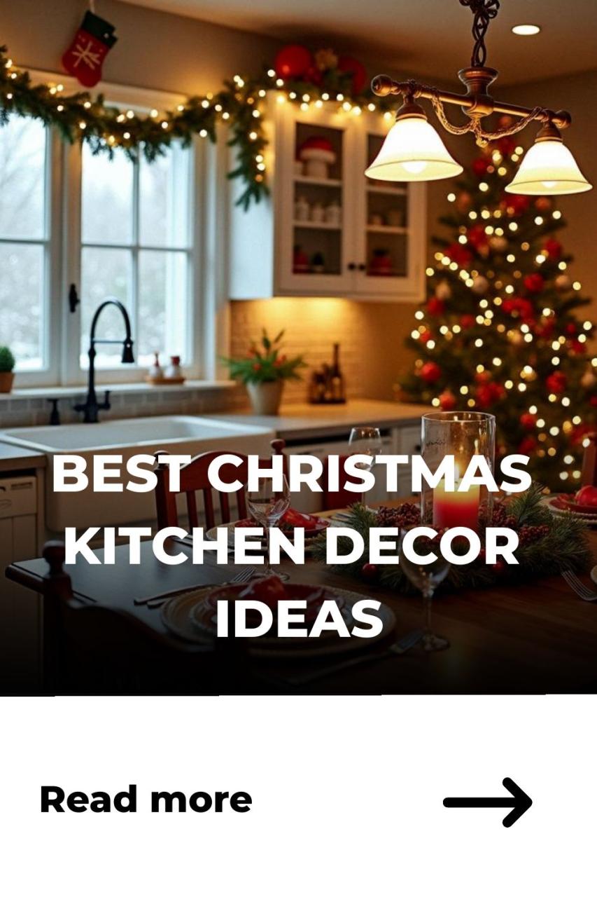 christmas decorating ideas for kitchen cabinets Best Christmas Kitchen Decor Ideas in 2024 Christmas kitchen decor