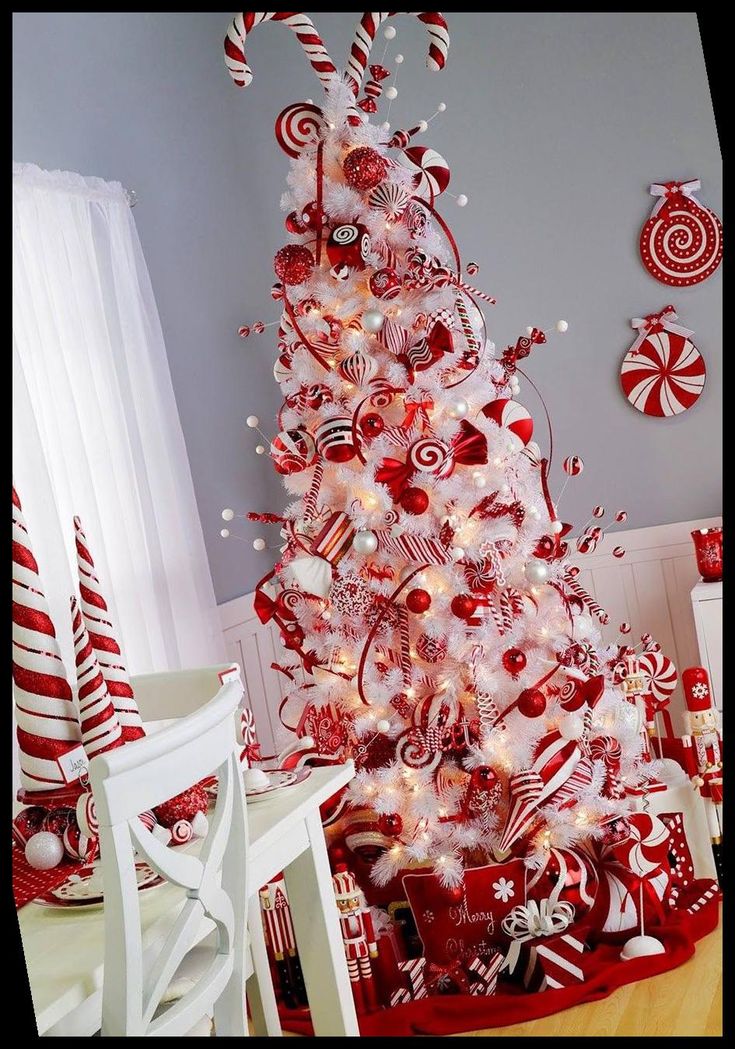 candy cane christmas tree decor 10+ Candy Cane Christmas Tree Decorations DECOOMO