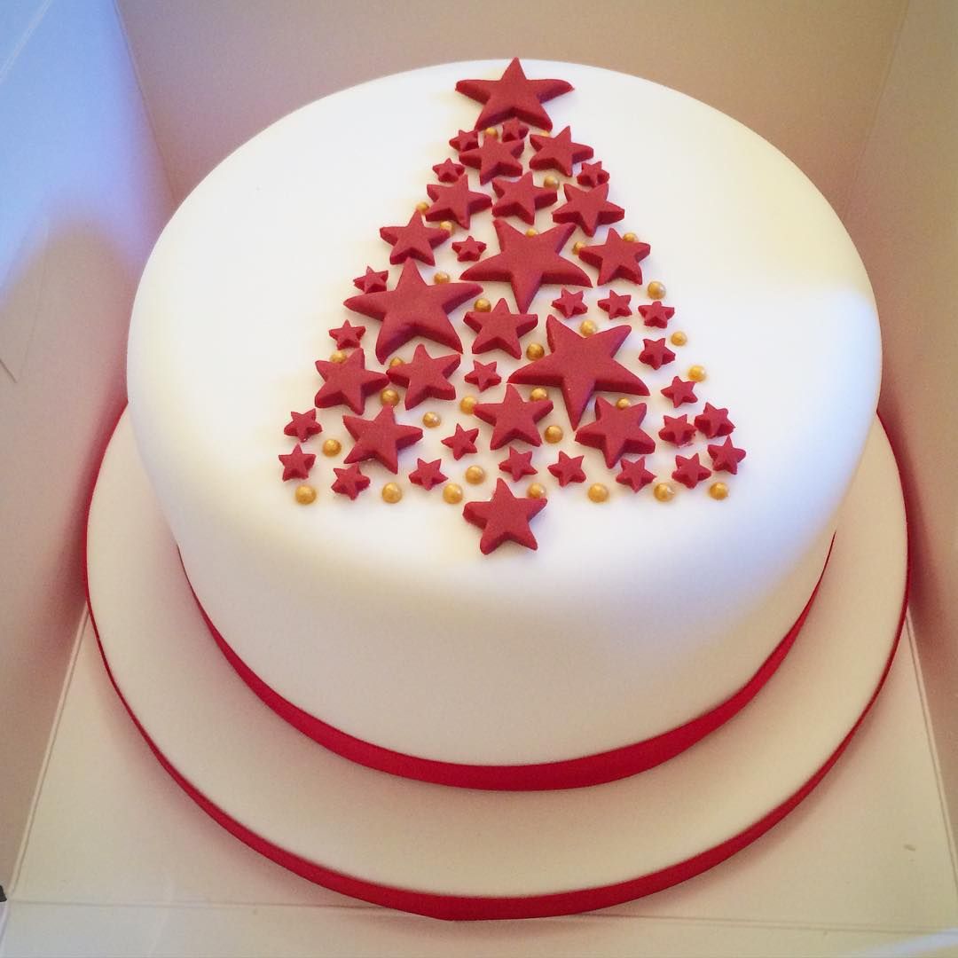 christmas cake decoration ideas easy Finally got time to bake and decorate a Christmas cake for my family