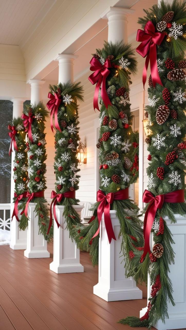 christmas decorations outdoor ideas pinterest 10 Christmas Porch Decor Ideas Transform Your Outdoor Space This Ho