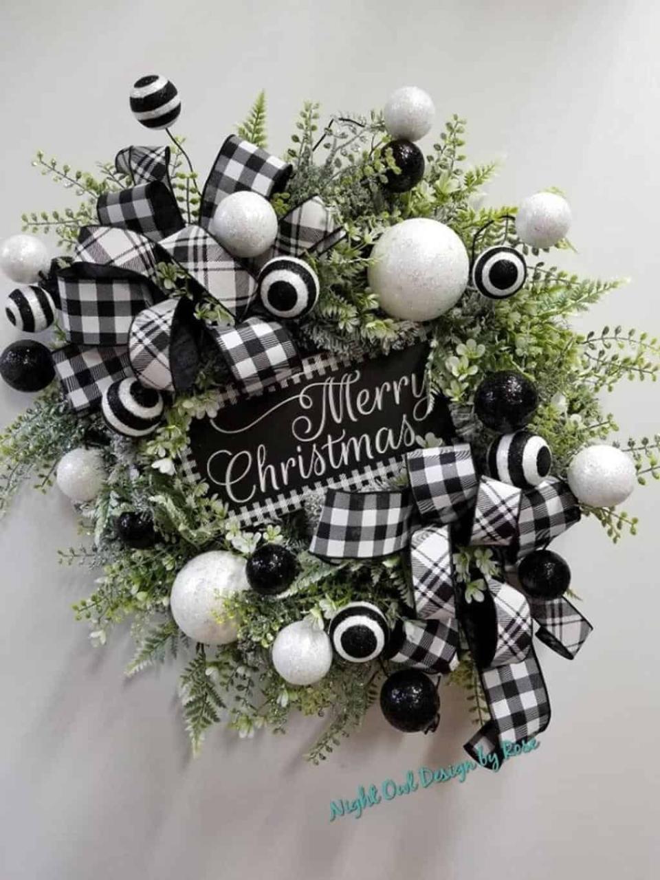 buffalo plaid christmas decor black and white 100 best black white buffalo plaid christmas decorations Artofit