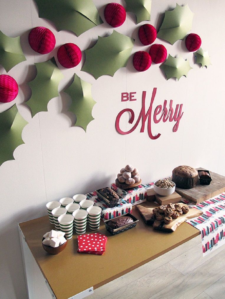 christmas decoration ideas for office walls 14 DIY Christmas Office Decorations GleamItUp Fun christmas