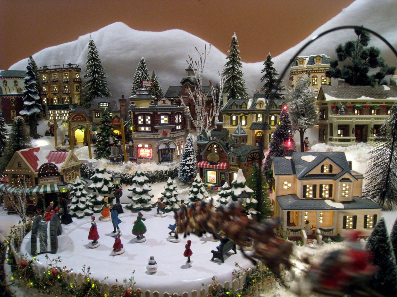 christmas house village decor Christmas Village 5 … Christmas village display, Diy christmas