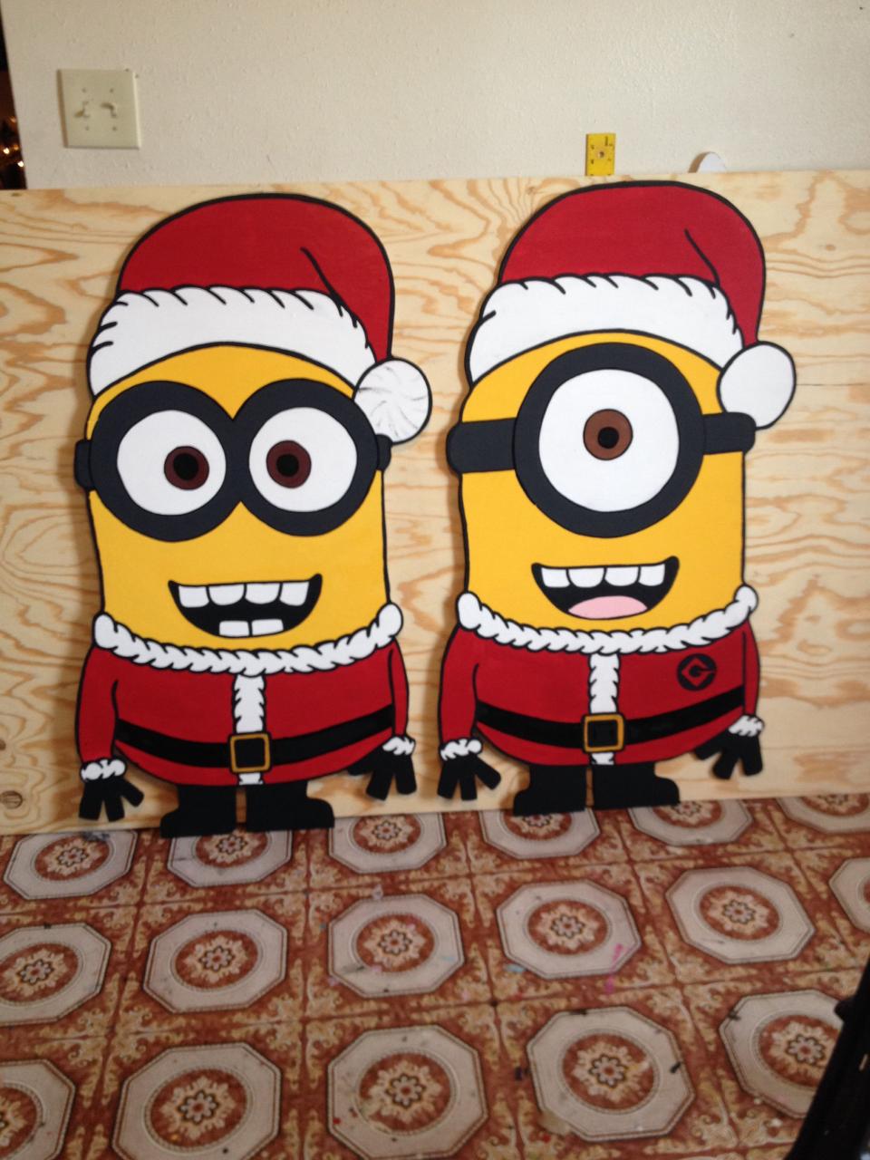 minion christmas decorations outdoor Christmas Minions. Done by Markeysha and Keith Ross. Follow me on