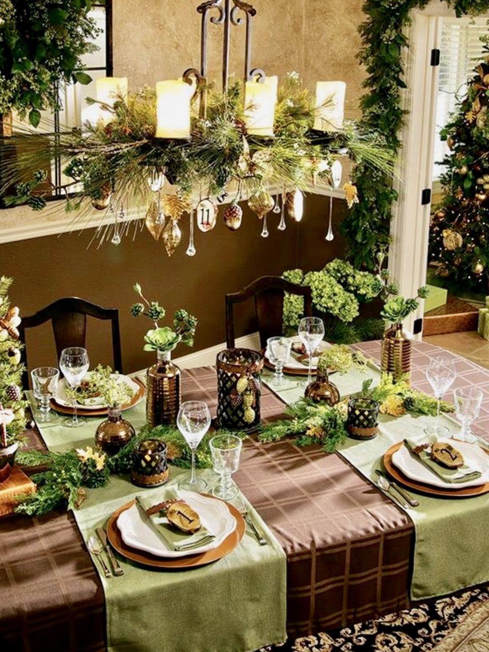 christmas table decor ideas pinterest Top Christmas Table Decorations From Pinterest and Instagram