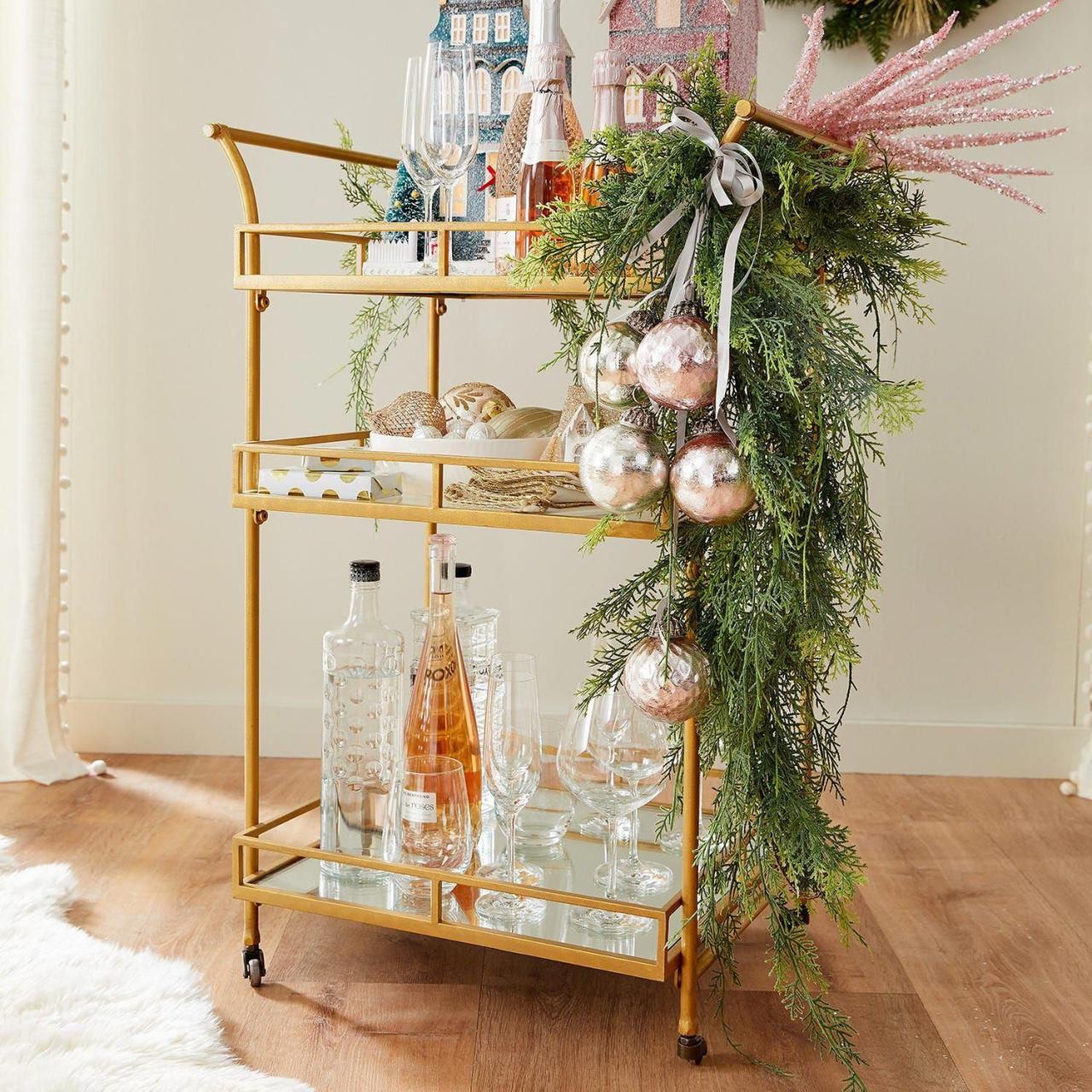 christmas bar cart decor Explore our web site for additional details on "bar cart ideas". It is