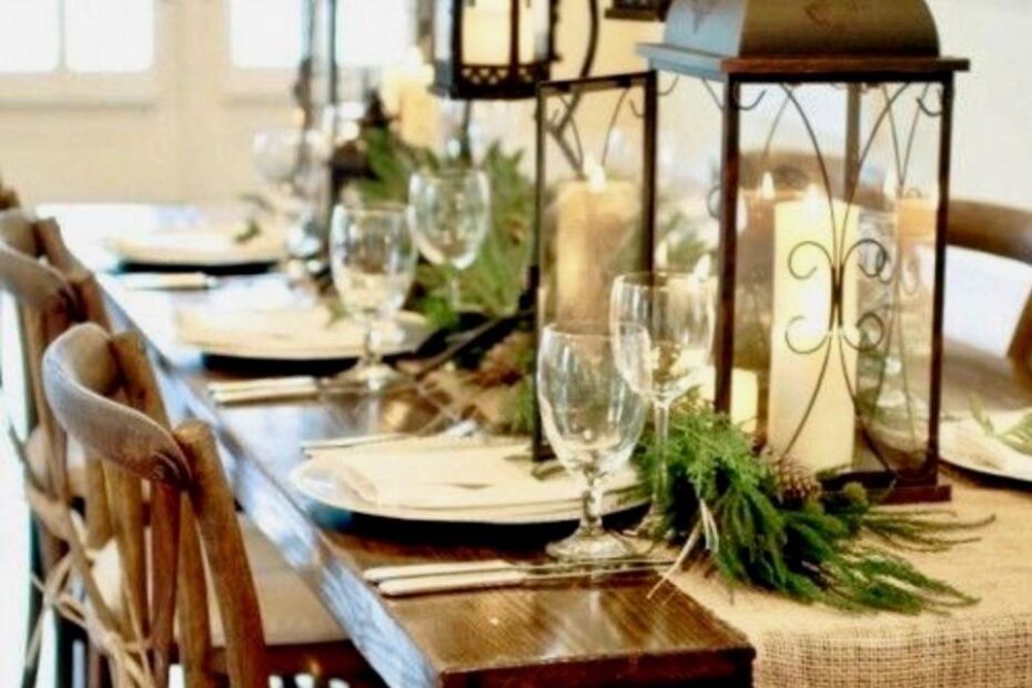 xmas decor table ideas Top 250 Christmas Table Decorating Ideas on Pinterest styleestate