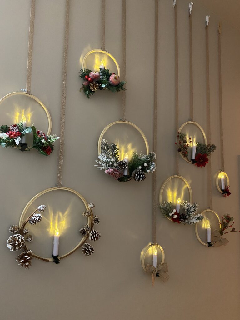 christmas diy wall decor DIY Christmas wall decor » A Home, Decor, and DIY Blog