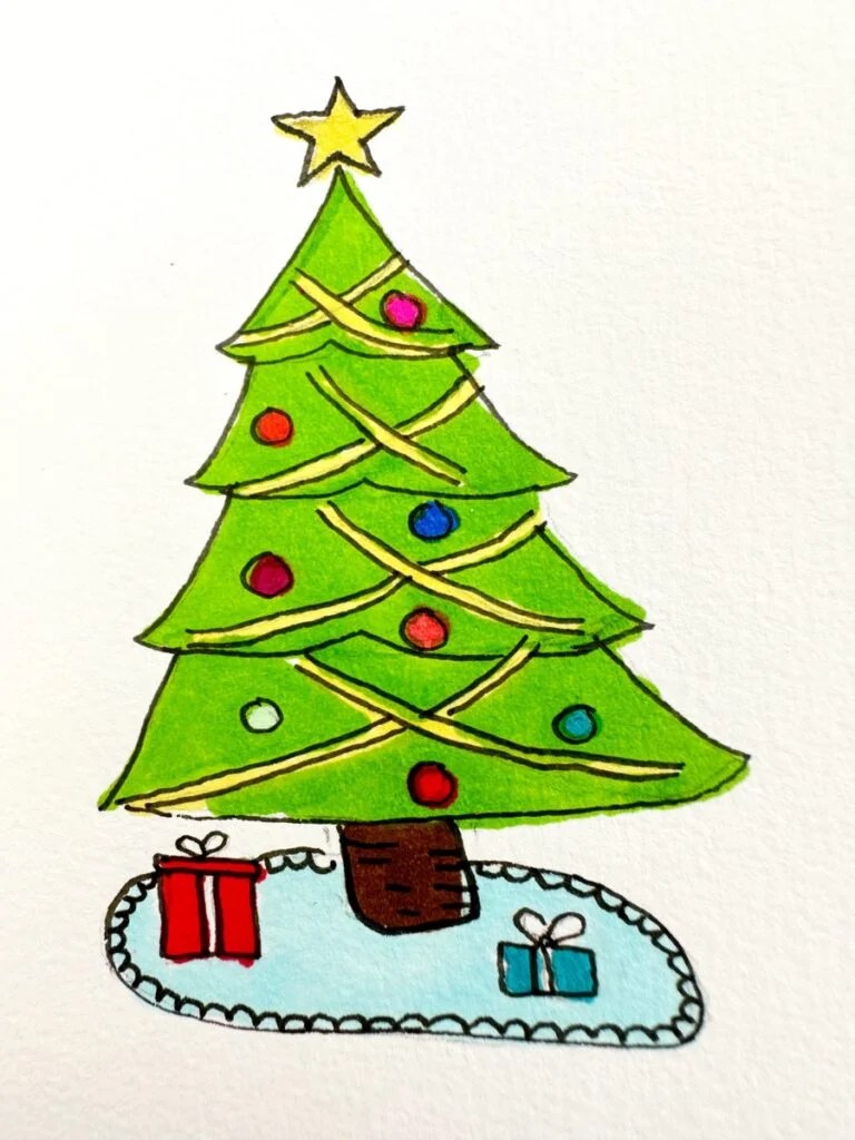 christmas design ideas drawing 20+ Cute Christmas Drawing Ideas