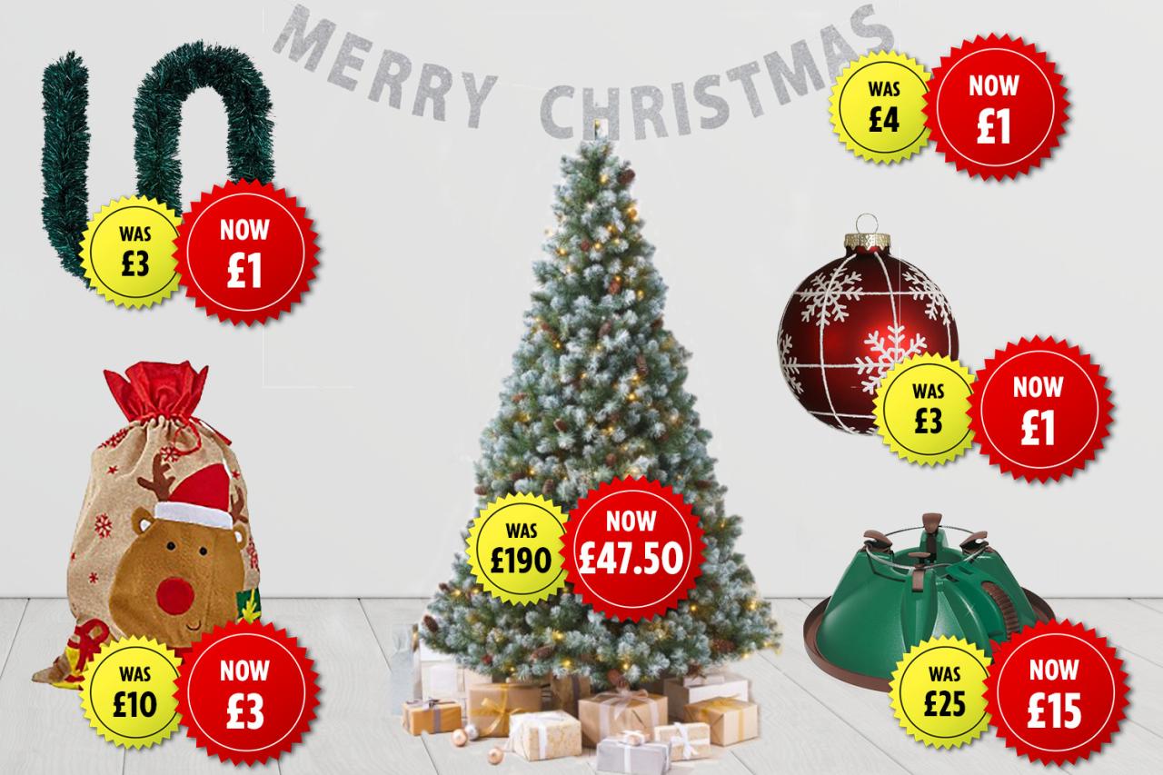 christmas decorations sale clearance uk Homebase launches Christmas clearance sale with up to 75 off