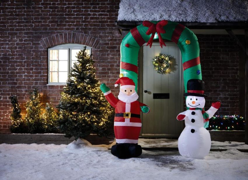 outdoor christmas decorations ireland sale Aldi Ireland's Christmas Decoration Range Includes 7ft Inflatable Arch