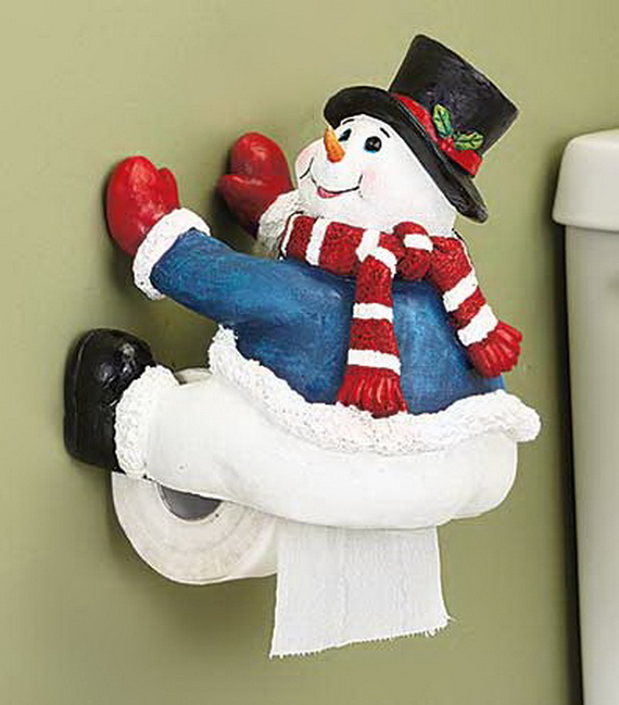 simple christmas bathroom decor 45 Amazing Bathroom Decorating Ideas For Christmas