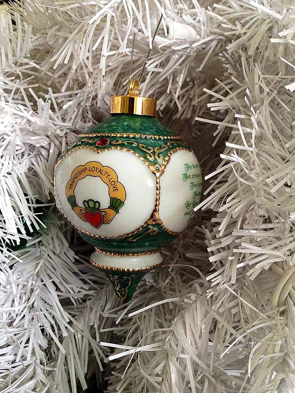 christmas decorations sale ireland Irish Christmas Ornament Claddagh Ornament at CBEXI48