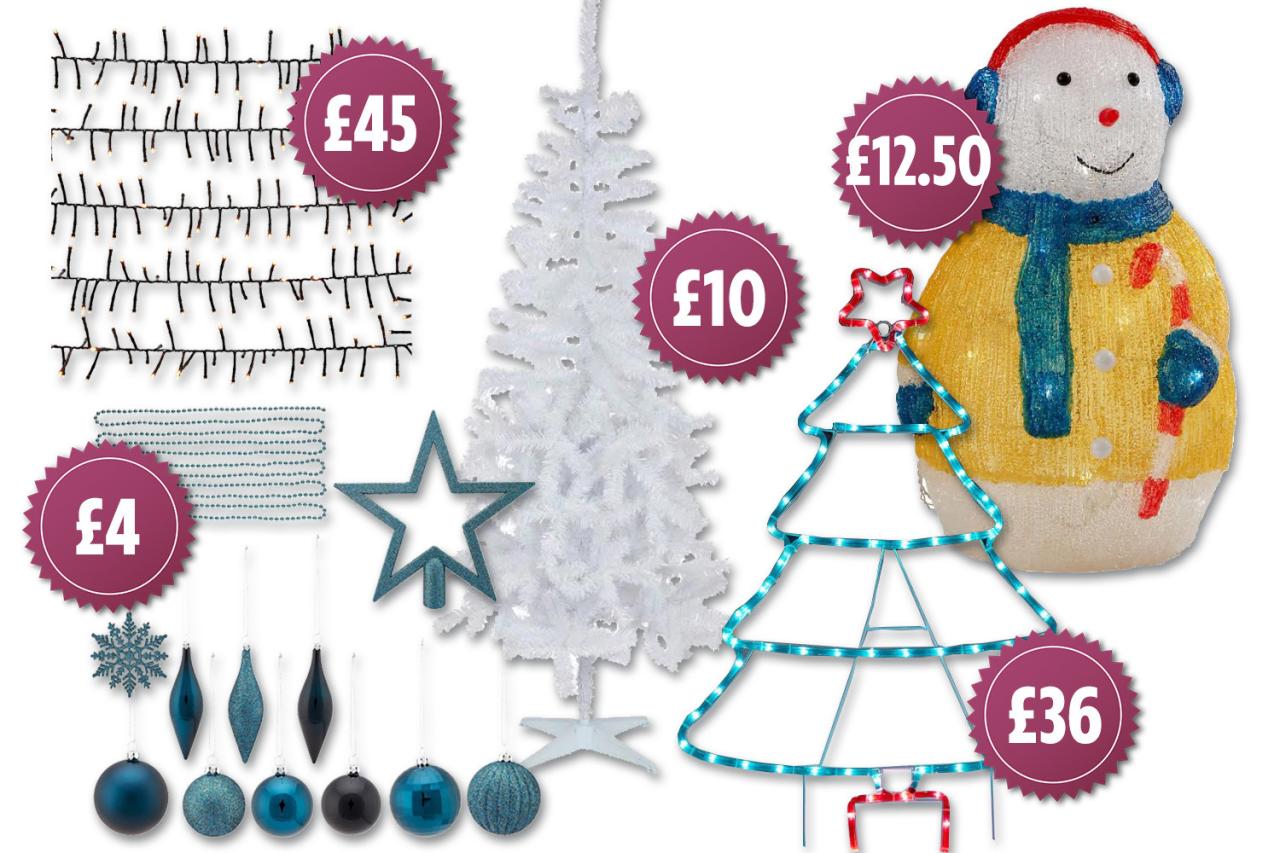 christmas decorations sale b&q B&Q has slashed Christmas decorations and lights by up to 50 per cent