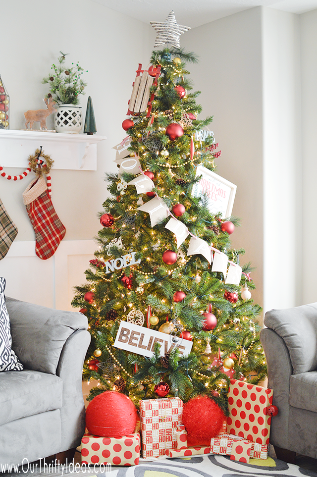 decor under christmas tree Decor for Under the Christmas Tree Our Thrifty Ideas