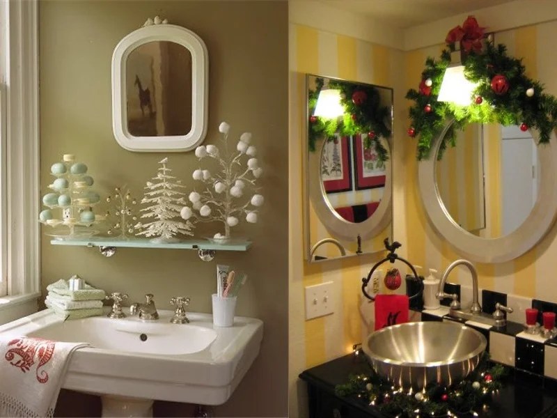 christmas bathroom decor sale 25 Bathroom Christmas Decoration Ideas