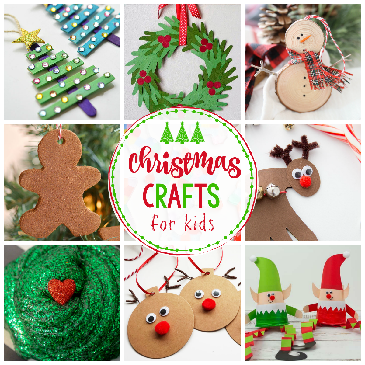 christmas decoration ideas diy for kids 25 Easy Christmas Crafts for Kids Crazy Little Projects