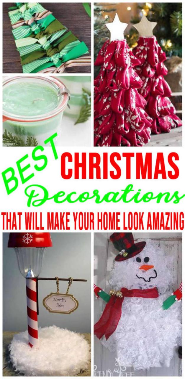 christmas decorations indoor and outdoor BEST Christmas Decorations! DIY Christmas Decoration Ideas Indoor