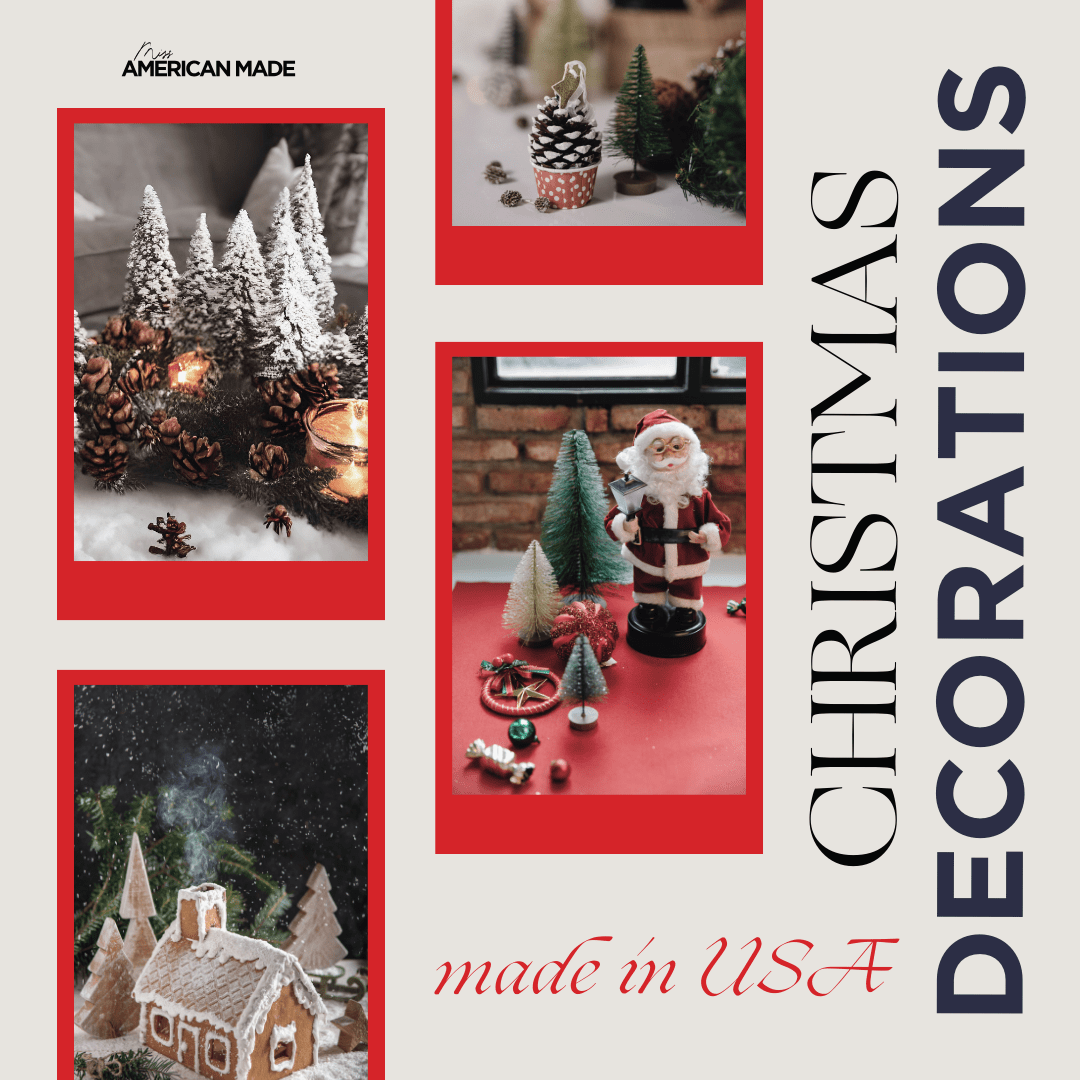 christmas decor made in usa 22 Christmas Decorations Made in USA Miss American Made