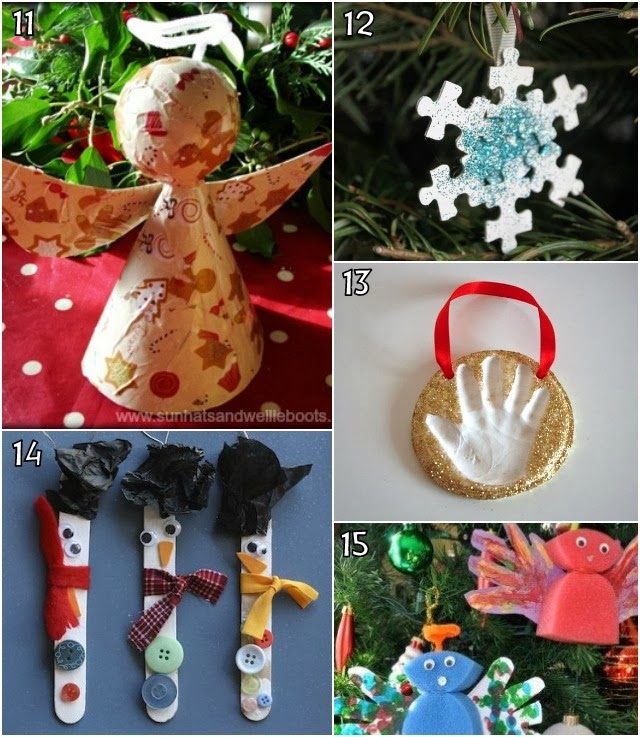 christmas decoration ideas for early years Learn with Play at Home 26 Christmas Decorations kids can make