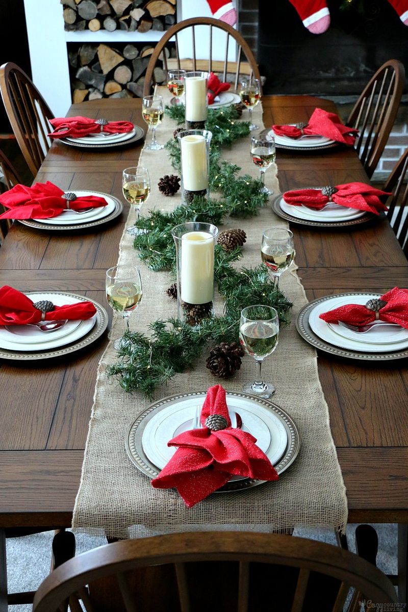 christmas decoration ideas dining table Christmas Dining Table Decor Ideas Elevate Your Tablescape