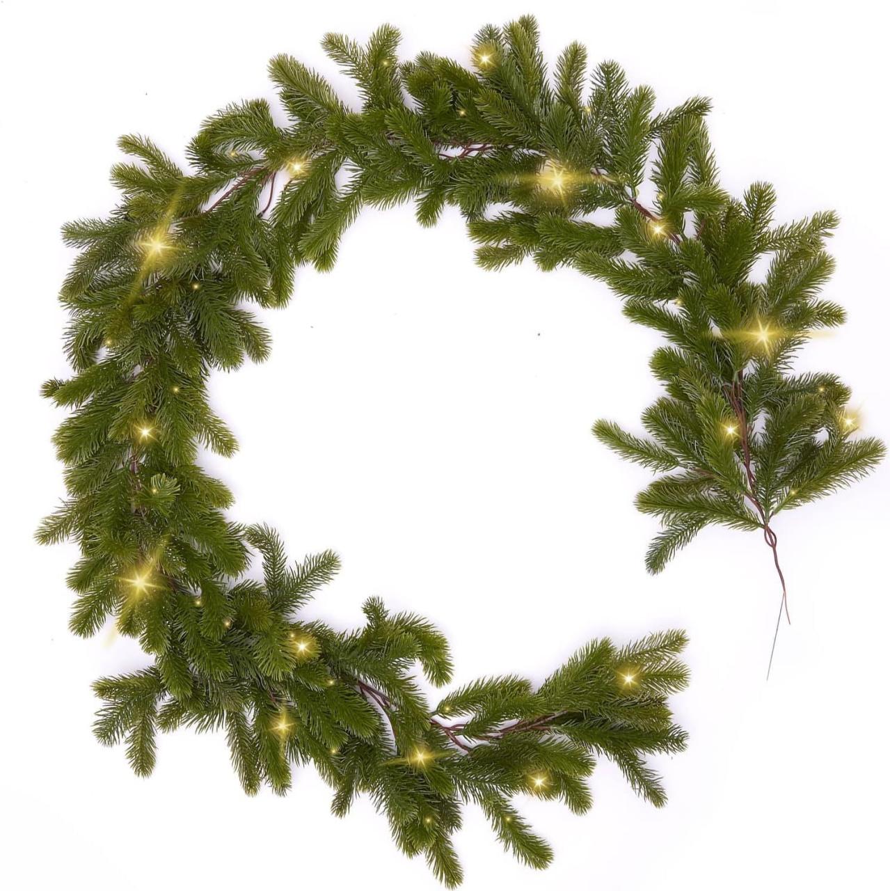 christmas decor ideas garland Christmas Garlands, Wreaths christmas decorations PreLit Artificial