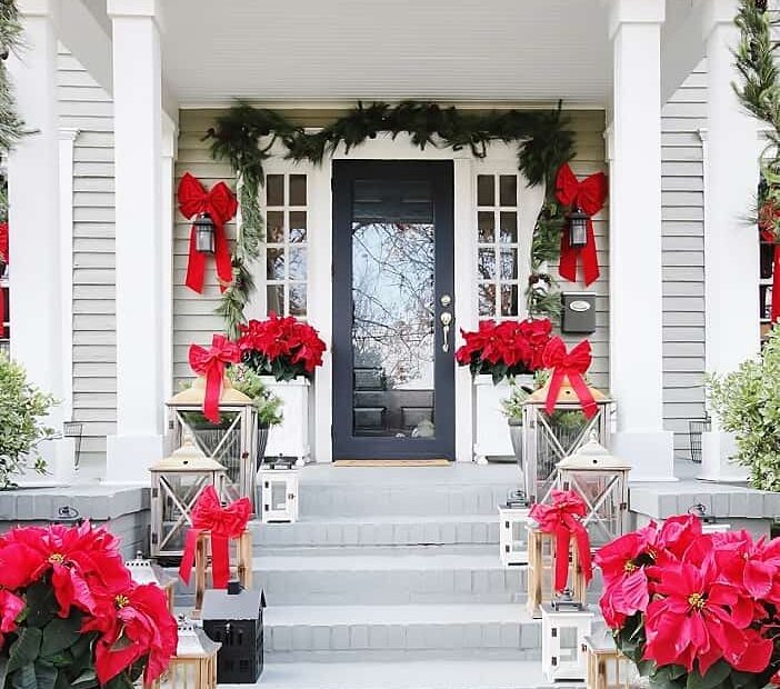 chimney christmas decor outdoor Outdoor Christmas Decorations Ideas Porch