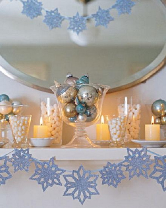 christmas decoration ideas snowflakes 44 Amazing Christmas Snowflake Decorating Ideas